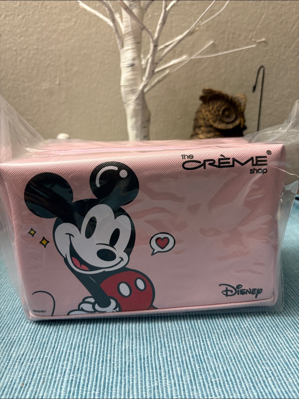 Disney Minnie Mouse Pink Cosmetic Makeup Bag by The Crème Shop - Picture 2 of 2
